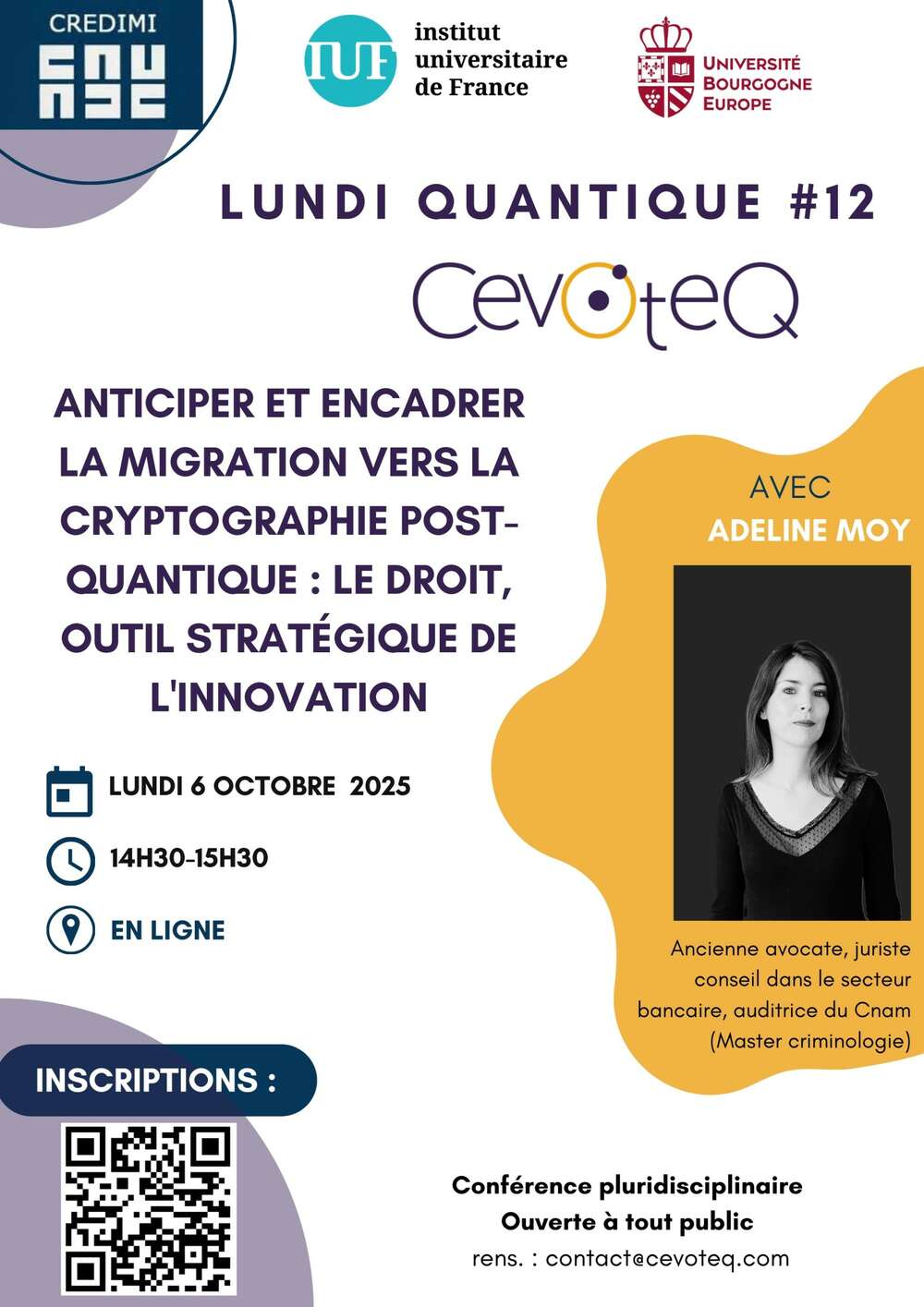 Photo de l'article : 20250901 - Lundi Quantique #12 avec Adeline Moy, 
