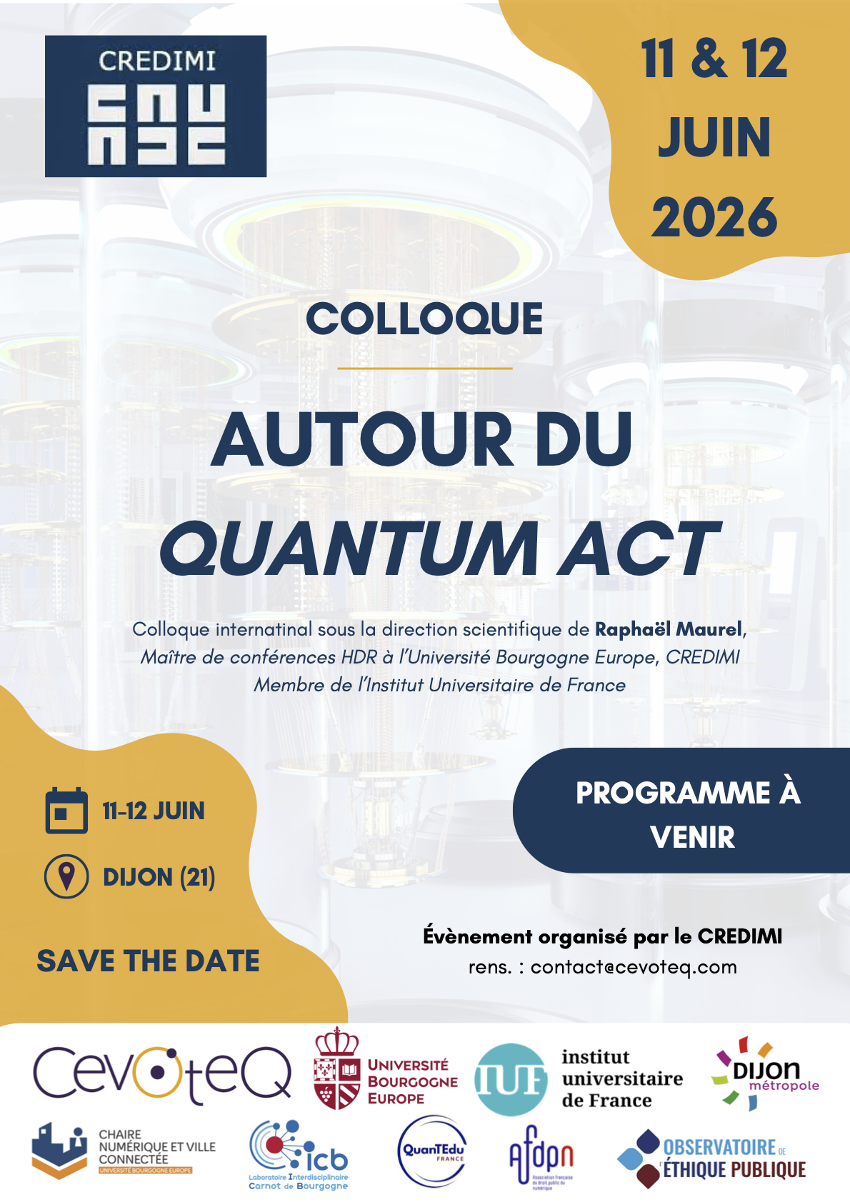Photo de l'article : 20260611 - 11 et 12 juin 2026 - Colloque international 